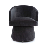 Kristen Upcycled Contract-Grade Chenille Rolling Desk Chair