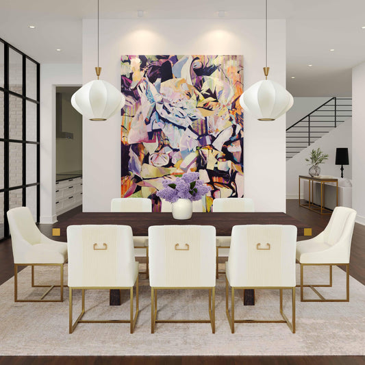 Lisa Pleated Performance Velvet Dining Chair by Inspire Me! Home Decor