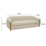 Lina 93" Performance Fabric Sofa by Inspire Me! Home Decor