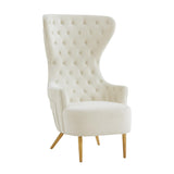 Jezebel Performance Velvet Wingback Accent Chair by Inspire Me! Home Decor