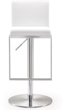 Amalfi Performance Vegan Leather Adjustable Stool