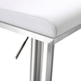 Amalfi Performance Vegan Leather Adjustable Stool