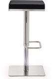 Bari Performance Vegan Leather Adjustable Stool