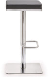 Bari Performance Vegan Leather Adjustable Stool