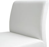 Denmark Performance Vegan Leather Stool with Silver Base - Set of 2