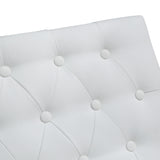 Helsinki White Performance Vegan Leather Stool - Set of 2