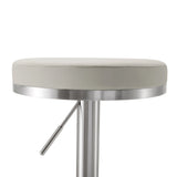 Fano Performance Vegan Leather Adjustable Barstool