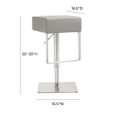 Seville Performance Vegan Leather Adjustable Stool