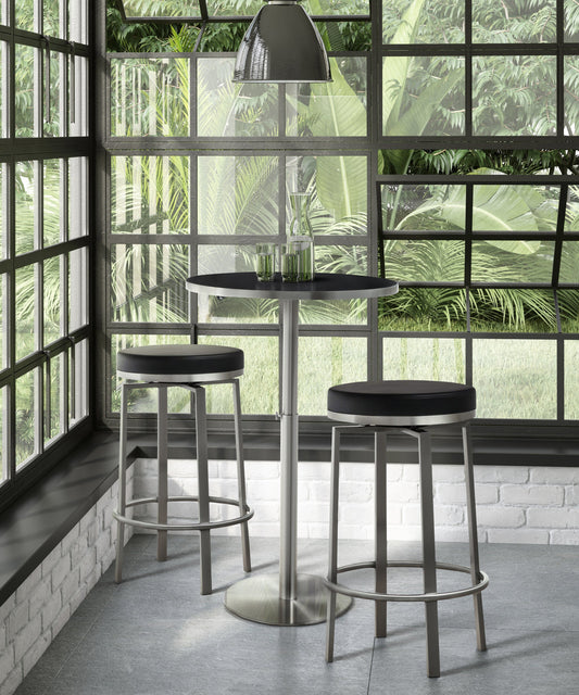 Pratt Performance Vegan Leather Swivel Counter Stool - Set of 2