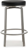 Pratt Performance Vegan Leather Swivel Counter Stool - Set of 2