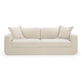 Miri 90.5" Upcycled Contract-Grade Washed Velvet Sofa
