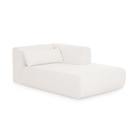 Tarra Cream Performance Chenille Modular Chaise