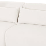 Tarra 3-Piece Cream Performance Chenille Modular Sectional