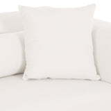 Tarra Cream Performance Chenille Modular Corner Chair