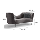 Eva Velvet Sofa