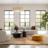 Fickle 112" 2-Piece Grey Performance Velvet Modular Sofa