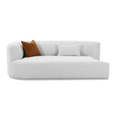 Fickle 82.5" Grey Performance Velvet Modular Loveseat