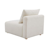 Hangover Cream Performance Boucle Modular Armless Chair