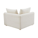 Hangover Cream Performance Boucle Modular Corner Chair