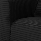 Tarra Fluffy Oversized Performance Corduroy Modular Corner Chair