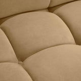 Calliope 4-piece Cafe Au Lait Performance Velvet Modular Sectional