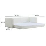 Ryan 91" Performance Boucle Sleeper Sofa