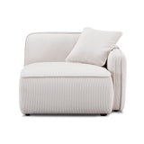 Travie Performance Corduroy Velvet RAF Corner Chair
