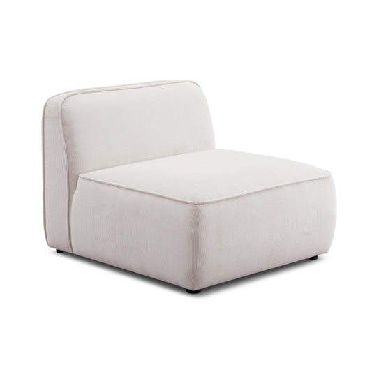 Travie Performance Corduroy Velvet Armless Chair