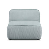 Travie Performance Corduroy Velvet Armless Chair
