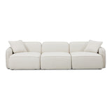 Travie Sand Upcycled Performance Linen Modular Sofa