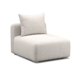 Hangover Contract-Grade Textured Fabric Modular Armless Chair