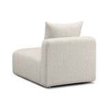 Hangover Contract-Grade Textured Fabric Modular Armless Chair