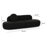 Broohah 94" Performance Fabric Sofa