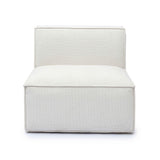 Mindy Performance Chenille Basketweave Modular Armless Chair