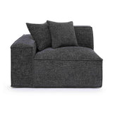 Mindy Performance Chenille Basketweave Modular Corner Chair