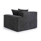 Mindy Performance Chenille Basketweave Modular Corner Chair