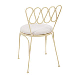 Erica Wrought Iron Outdoor Chair
