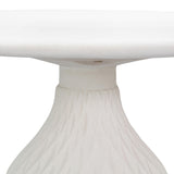 Tulum 27.5" Ivory Concrete Indoor / Outdoor Round Coffee Table