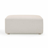Hangover Cream Performance Fabric Outdoor Ottoman