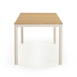 Sardinia 95" Light Teak Outdoor Rectangular Dining Table