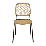 Lucy Dyed Cord Stackable Outdoor Dining Chair