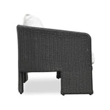 Alexa 80" Rattan Performance Fabric Outdoor Sofa