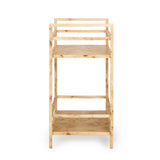 Destin Natural Burl Contract-Grade Bar Cart