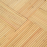 Matea Natural Rattan Cross Side Table