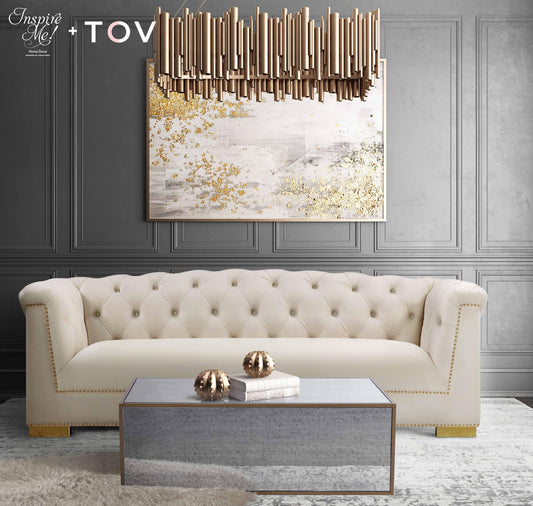 Lana Mirrored Coffee Table by Inspire Me! Home Decor (43"-48")