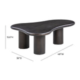 Gotham 48" Wood Coffee Table