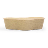 Slab 60" Natural Seagrass Coffee Table