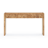 Brandyss 54" Burl Console Table