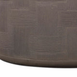 Suraya 55" Indoor/Outdoor Concrete Rounded Coffee Table