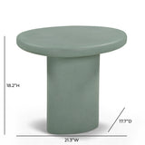 Jade Concrete Indoor/Outdoor Side Table